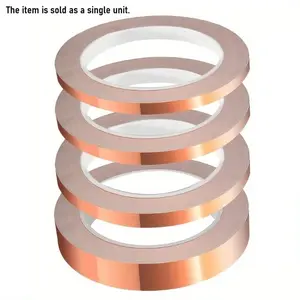 66FT Copper Foil Tape with Dual Conductive Adhesive - Perfect for Guitar EMI Shielding, Electrical Repairs, Crafts, and More!