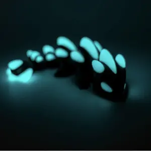 Creative Night Glow Dragon Toy, Decorative Display Piece, Glowing Model Ornament, Perfect for Home Decoration & Gift Ideas
