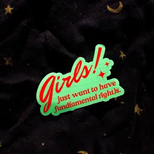 Girls Sticker in Mint