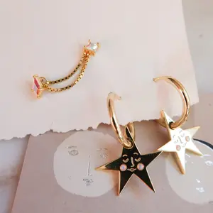 You make me Blush + Thread of Hope Ear Stack