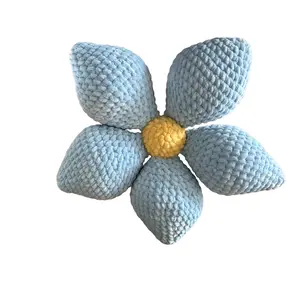 Crochet Flower Pillow
