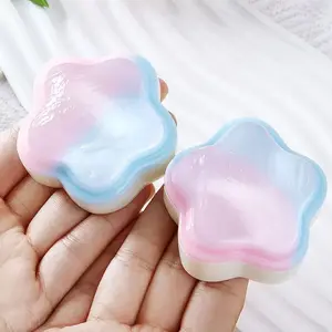 【2025 New】MOBECK Taba Star Squeeze Toys, Handmade Tabba Soft Cat Squish Fidget Toy, Portable Sticky Silicone Mochi Cat Paw Sensory Pinch Toy for Stress Relief Adult(Five-Pointed Star)