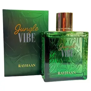 Rayhaan Jungle Vibe Eau de Parfum Spray for Unisex 3.4 Ounce