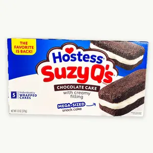 Hostess Suzy Q's Creme Filled Chocolate Cakes 5ct 13oz