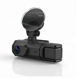 Minimalist Design  Dual Lenses Front & InteriorCar Electronics Dash Cam No Memory Card Included  Loop Recording 2.0-Inch Display Screen