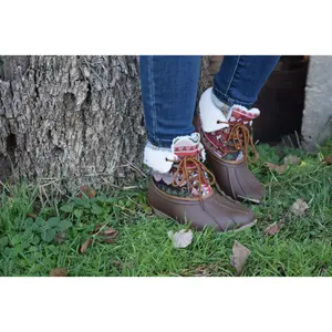 The Slush Tan Aztec Rain/Snow Boot
