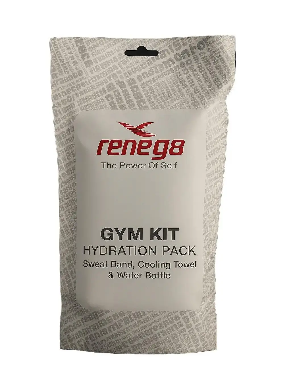 Gym Kit Hydration Pack – Water Bottle, Cooling Towel & Sweat Band for Fitness and Outdoor Workouts by RENEG8