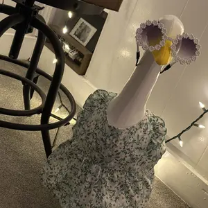 Union Products Porch Goose Statue 23" Tall Wild Goose Outdoor Lawn and Garden Decor White with Painted Highlights Durable Plastic for Indoor or Protected Outdoor Use