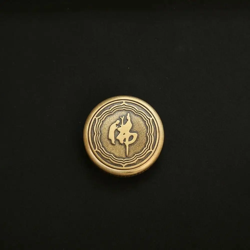 Zen Buddha Fidget Spinner Metal Material Hand Spinner Fingertip Spinner Rotating Device Desk Toys Rotating Gyroscope Kids Toy
