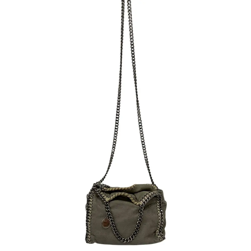 Pre-owned Stella McCartney Vegan Leather Shoulder Bags Falabella Tiny Faux Leather Shoulder Bag