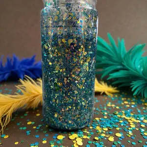 16 oz Snow Globe Tumblers with Vibrant Glitter for Festive Beverages. Various Colors, Personalization, and Embellishments Customizable by Request! Drinkware Water Bottles Portable Bottled Reusable Washable