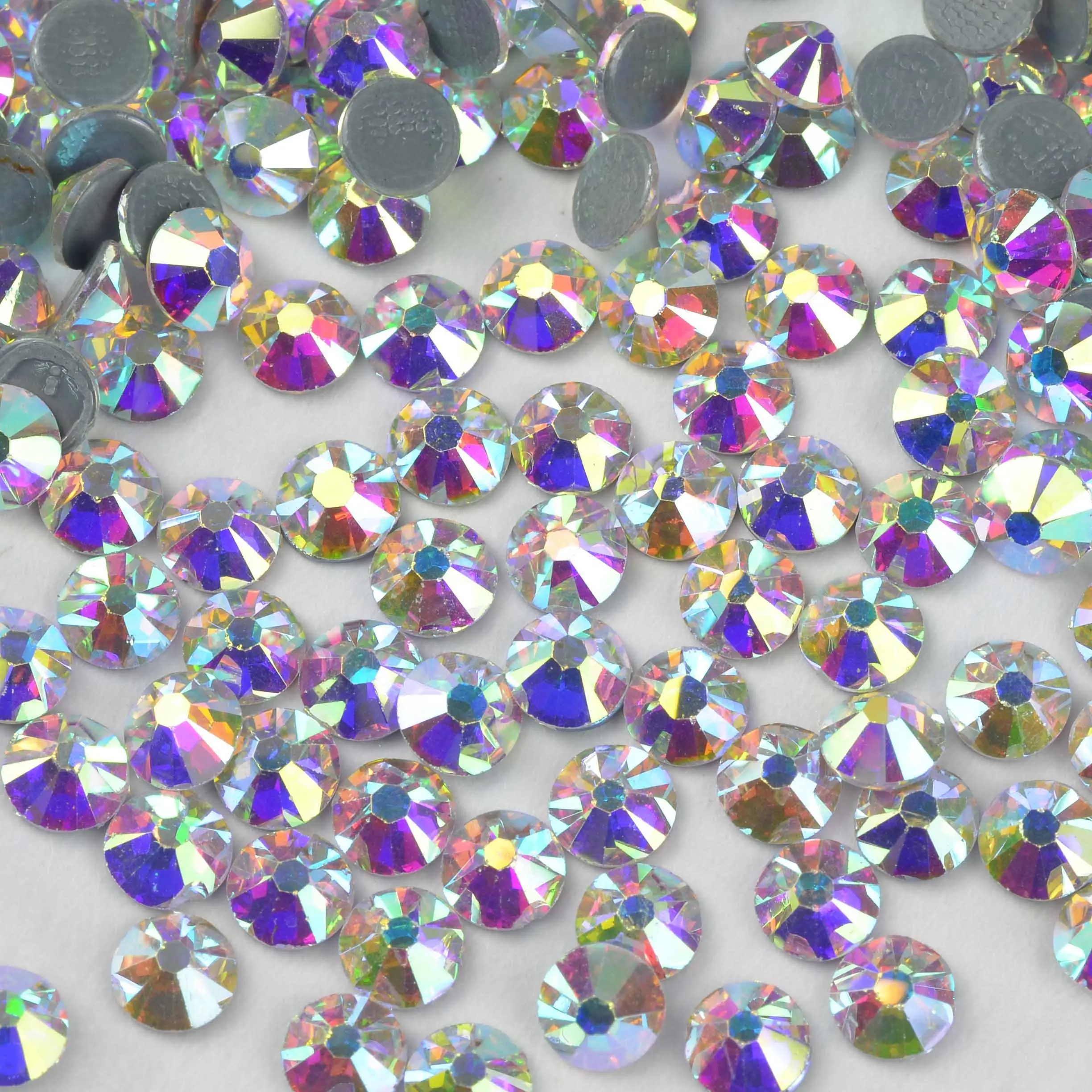 BUYGOODFAST High Quality Hotfix Rhinestone 10ss Crystal AB color 28800pcs DIY Craft