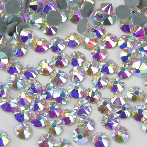BUYGOODFAST High Quality Hotfix Rhinestone 10ss Crystal AB color 28800pcs DIY Craft