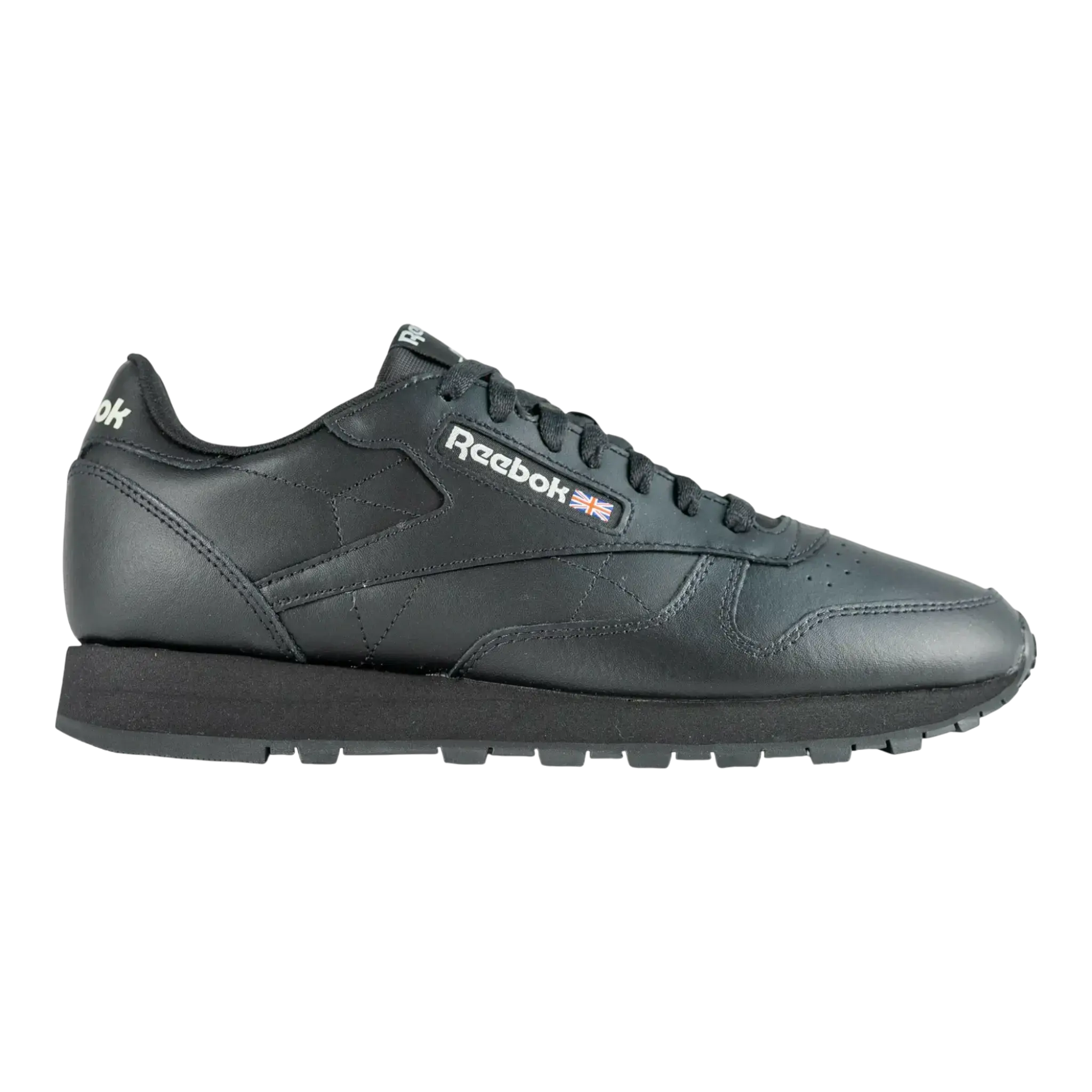 Reebok Classic Leather Sneaker in Core Black/Core Black/Pure Grey 5 Leather | Men's