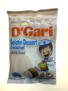 Gelatina de Coco D'Gari 4.2 oz | D’Gari Coconut Gelatin Dessert Mix – Artificially Flavored Coconut Gelatin Powder (4.2 oz / 120 g)