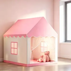 Kids' Fun Play Tent, Pretend Play & Princess Fairy Tale Castle Tent | Unisex Secret Space | Portable Indoor & Outdoor Playhouse | Party Decor & Holiday Gift (Birthday/Christmas/Thanksgiving/Halloween) | No Accessories