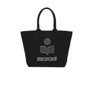 Isabel Marant Small Yenky Tote Bag in Faded Black