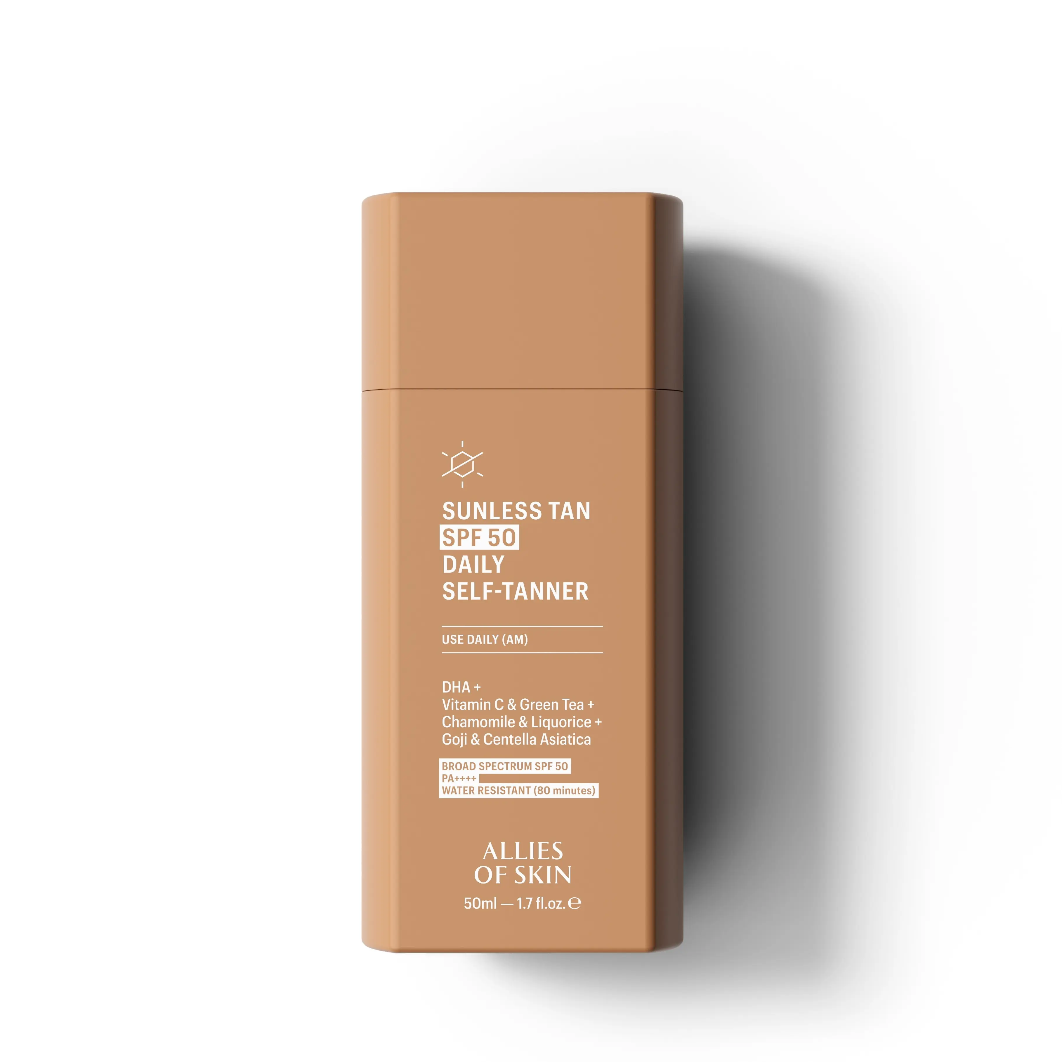 Sunless Tan SPF 50 Daily Self-Tanner Sunless Tan SPF 50 Daily Self-Tanner
