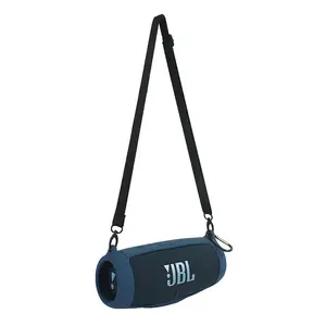 for JBL Charge 5 Waterproof Bluetooth Speaker Silicone Cover Case, Portable Silicone Travel Case with Carabiner, Protective Skin Case