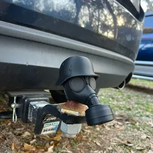 German Gas mask hitch cover 2”