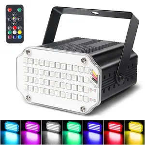 48LED Color Strobe Light for Parties & Halloween, Wireless Remote Control