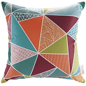 Modway Modway Outdoor Patio Single Pillow in Mosaic