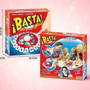Basta Classic Tabletop Game Spanish Letter Quiz, Family Gathering Parent-Child Interactive Puzzle Toy, Perfect for Christmas New Year Birthday Gifts