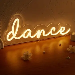 USB Powered Dance Shaped LED Neon Sign - Bedroom Room Wall Decoration for Holiday, Party, Wedding Led Light