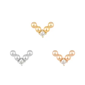 Voodoo Threadless End with CZ