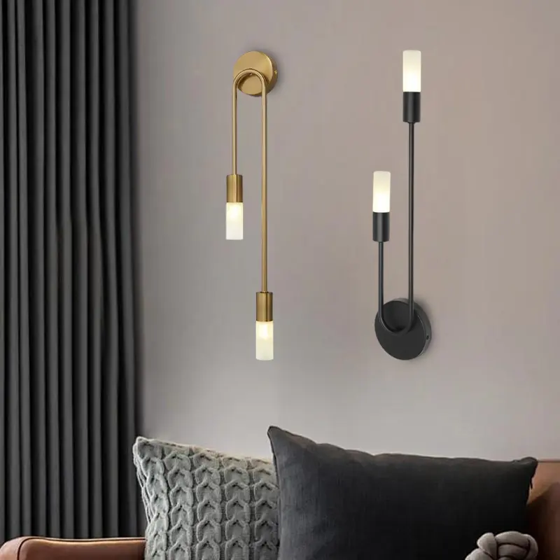 Modern Minimalist Wall Lamp, Living Room Corridor Background Wall Light, Bedroom Bedside Long Strip Wall Light, Modern Mood Lighting, Decorative Wall Light, Home Decor Lighting, Indoor Room Lights