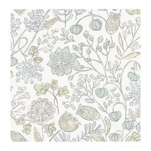 NuWallpaper Southern Trail Blue/Green Peel andStick Wallpaper