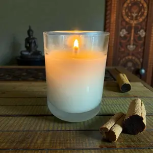 Crown Chakra Candle 3.5oz - Frankincense & Myrrh for Spiritual Wellness