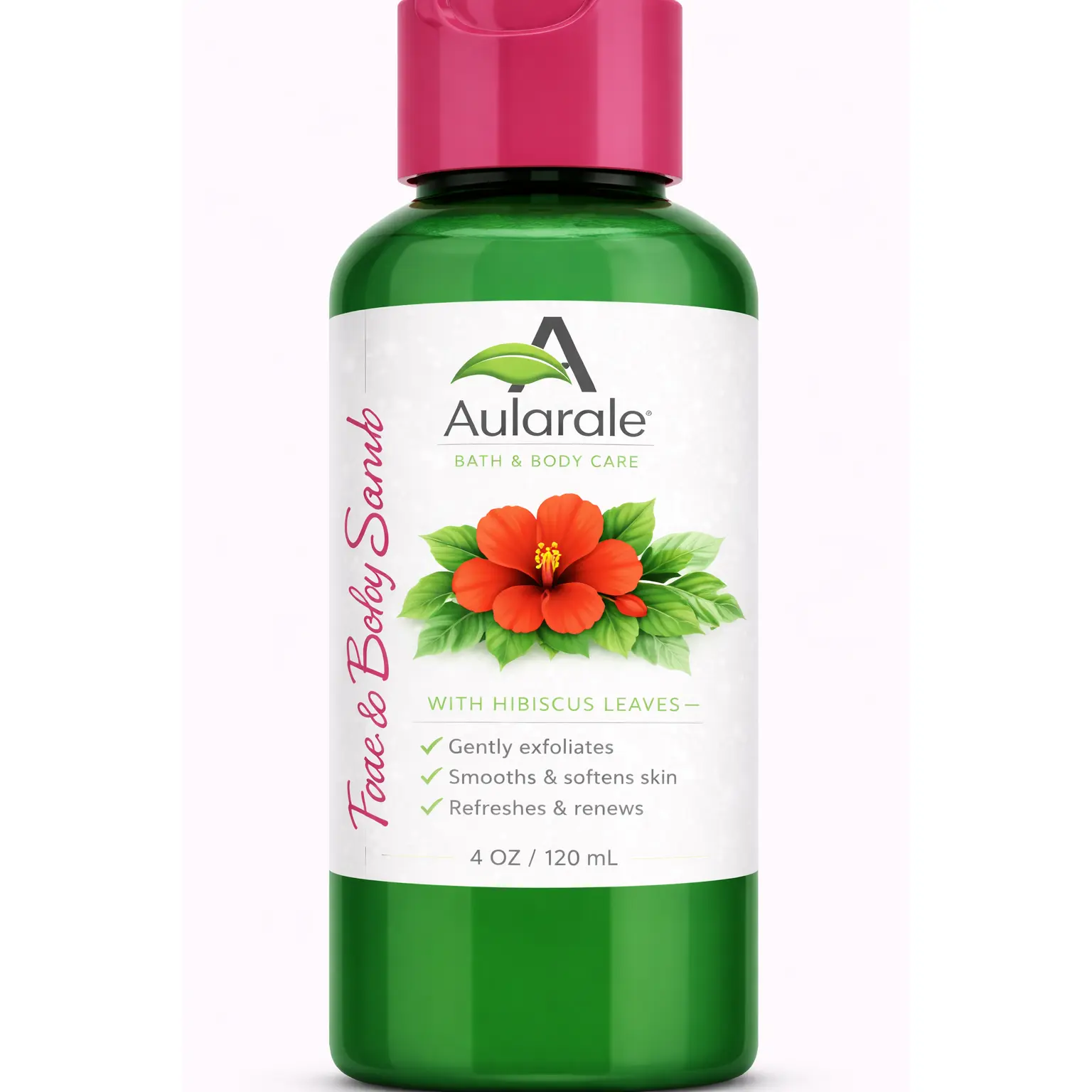 Hibiscus Face & Body Scrub /4oz.