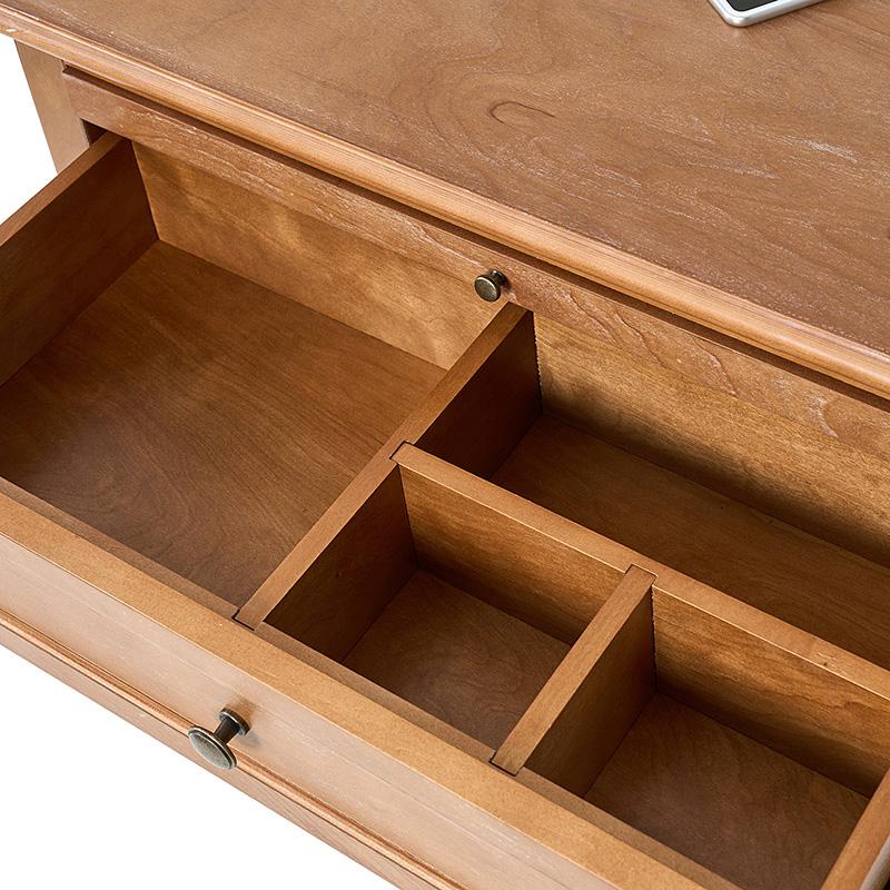Hulala Lionel 3 Drawer Nightstand with Charging Station