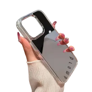 Makeup Mirror Phone Case for Women Men, Compatible with iphone 17promax 16, 15, 14, 13, 12, 11 Pro Max Pro Plus. Personalized Cute Mirror Makeup Phone Protective Cover Suitable for iphone, Shockproof Phone Case And Accessories.