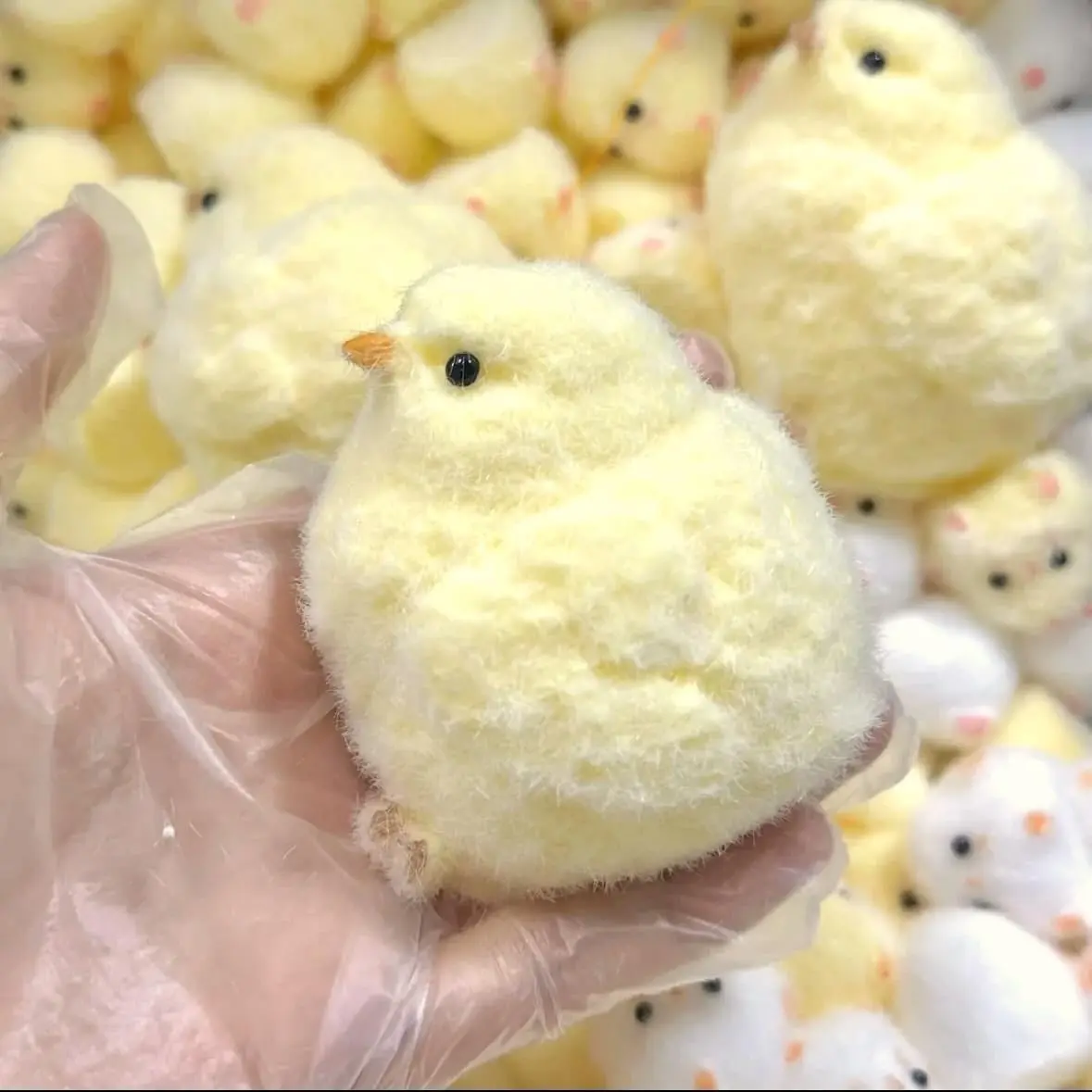 Handmade Chicken Squishy Toy - Ultra-Soft Silicone Manual Squeeze Fidget Toy for Stress Relief, Unisex Thoughtful Gift for 12+ Years, Cute Chick Design with Enhanced Softness, 1 Piece