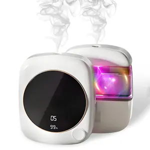 USB Automatic Essential Oil Diffuser, Wall-Mounted & Desktop Aromatherapy Air Freshener, Rechargeable Portable Humidifier, 50ml, 1800mAh for Home Bathroom Office Toilet