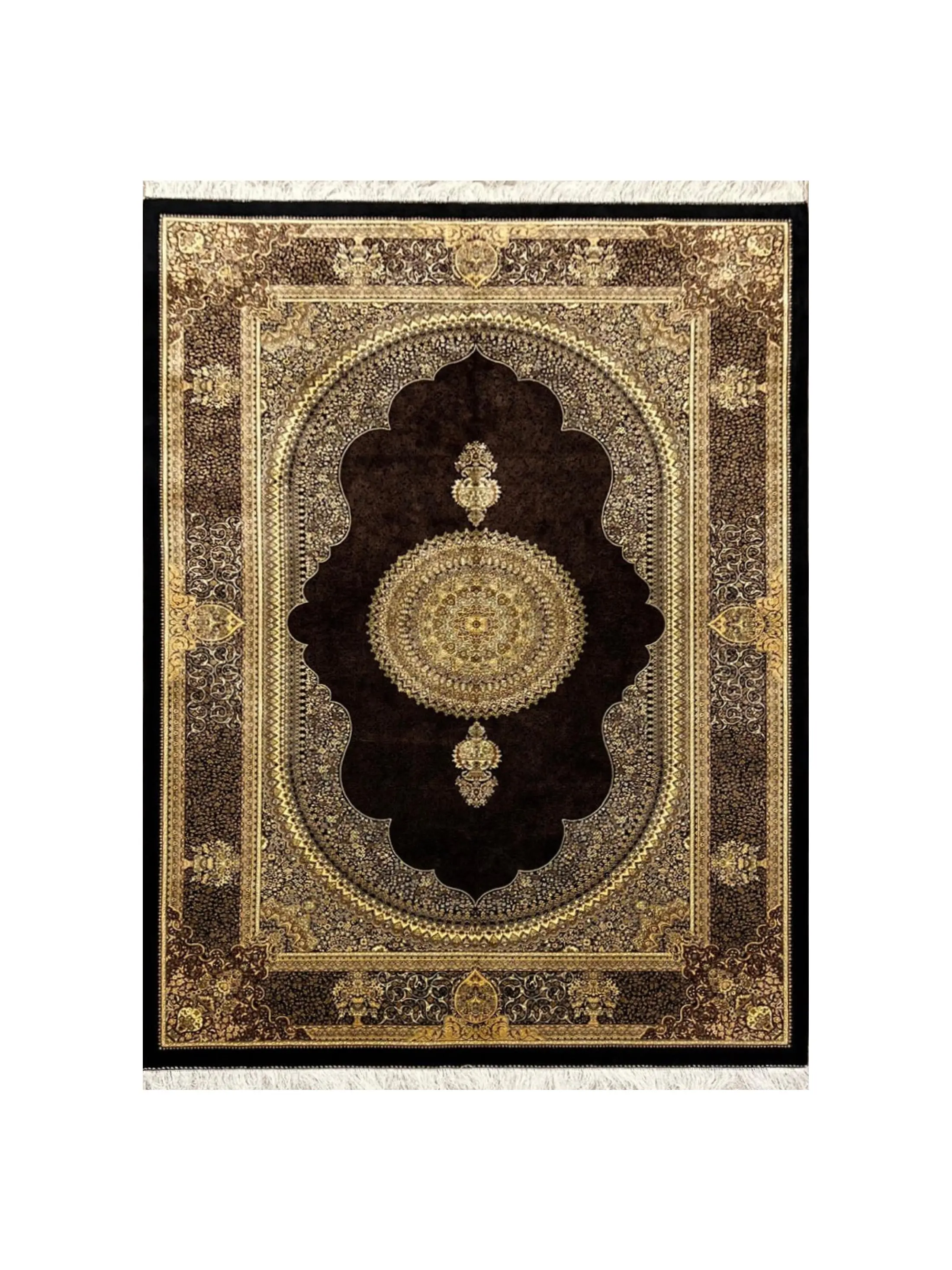 688 - Persian Silk Area Rug