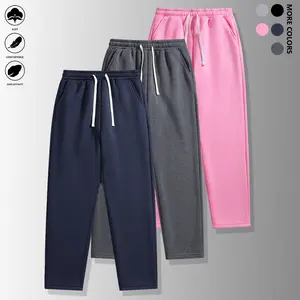 Men's Casual Sports Pants Set of 3, Thickened Warm Fashion for Autumn and Winter, Elastic Waistband with Adjustable Drawstring, Side Pockets, Solid Color Comfortable Style for All Seasons, Suitable for Teenagers and Young Adults, Great Gift Idea