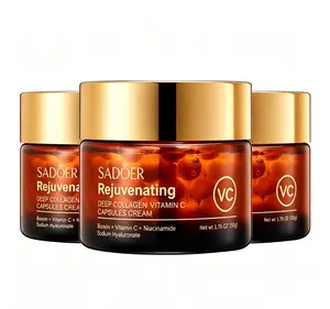 3PCS VC Capsule Face Serum with Niacinamide GelFiller, Vitamin C  Moisturizer, Anti-Aging Bare Face Skincare for All Skin Tvpes,Ideal Adults Gifts