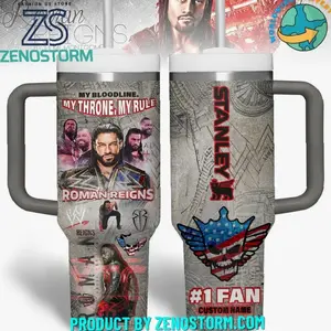 Exclusive Custom Roman Reigns Wwe 2025 Gift For Fans 40Oz Tumbler - High Quality