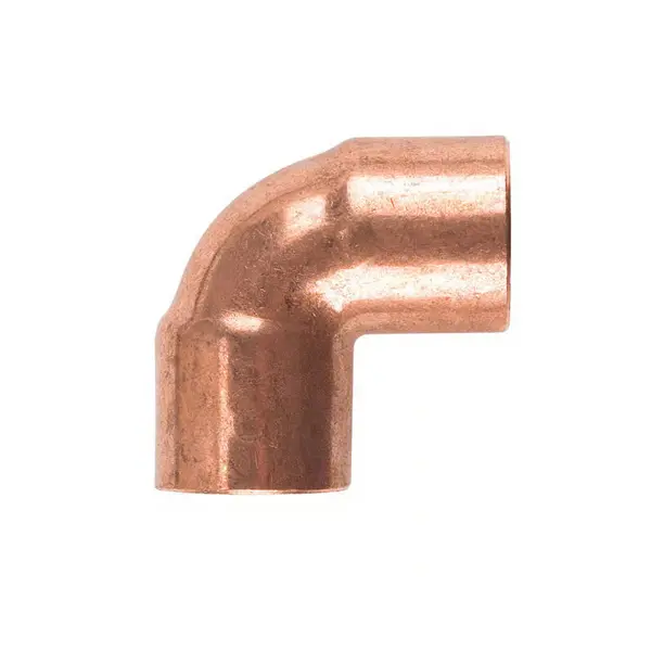 NIBCO 3/4 in. Sweat X 3/4 in. D Sweat Copper 90 Degree Elbow – Durable Plumbing Fitting for Leak-Free Connections