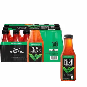 Pure Leaf Real Brewed Tea Unsweetened Black Tea 16.9 fl. oz. 18 pk. No Sugar No Artificial Flavors