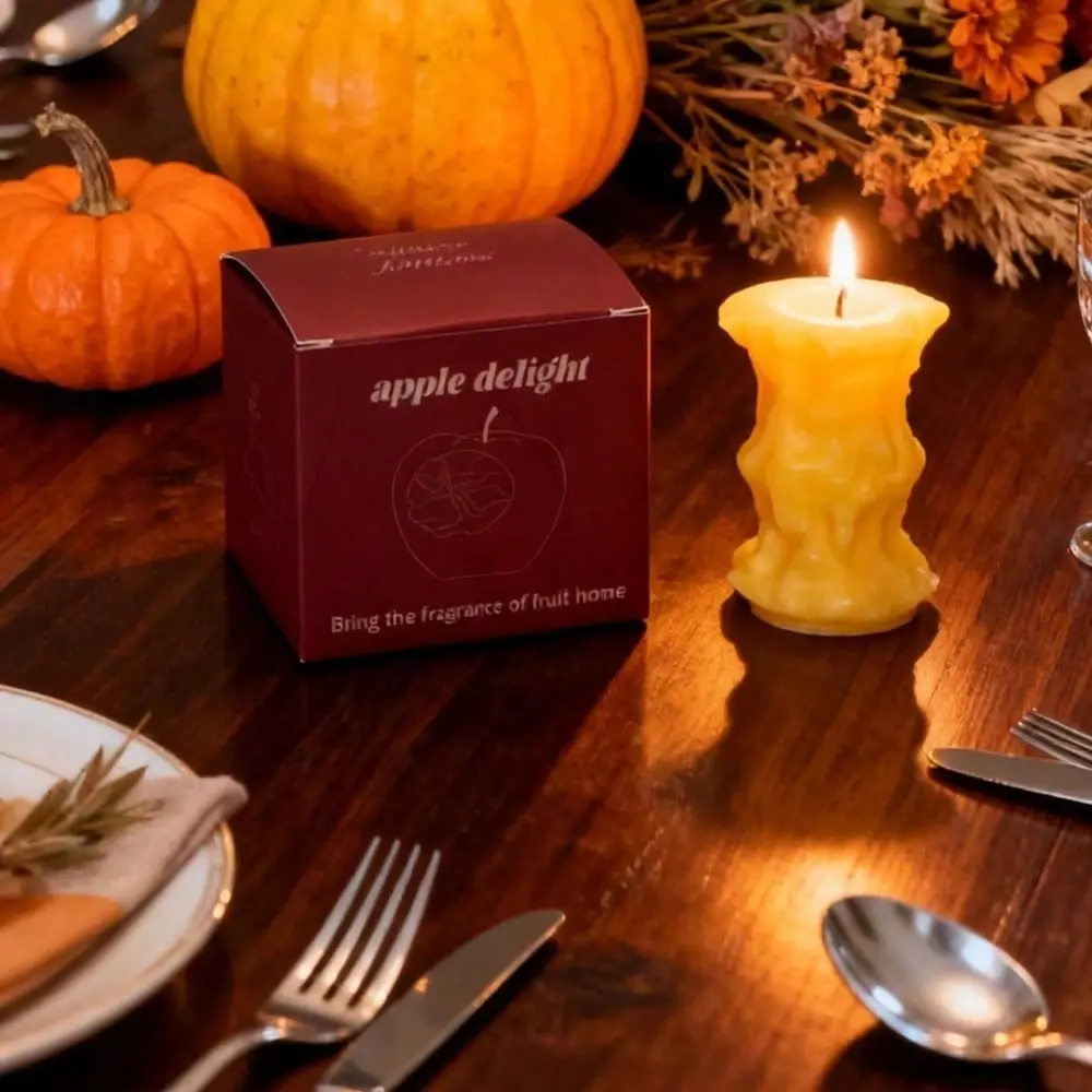 Apple Shaped Scented Candle.