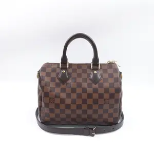 Pre-owned Louis Vuitton COated Canvas Shoulder Bags Speedy 25 Damier Ebene SHoulder Bag T10382009