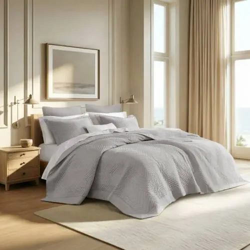 Light Gray + Cotton + Full