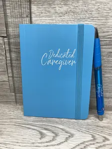 Dedicated Caregiver Notebook and Pen - Essential Tool for Organizing Tasks Appointments and Notes - Perfect for Caregivers Supporting Loved Ones