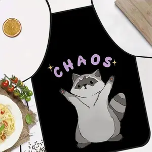 Creative Raccoon Design Kitchen Apron, Unique Cooking Gear for Home Chefs, Perfect Gift for Animal Lovers