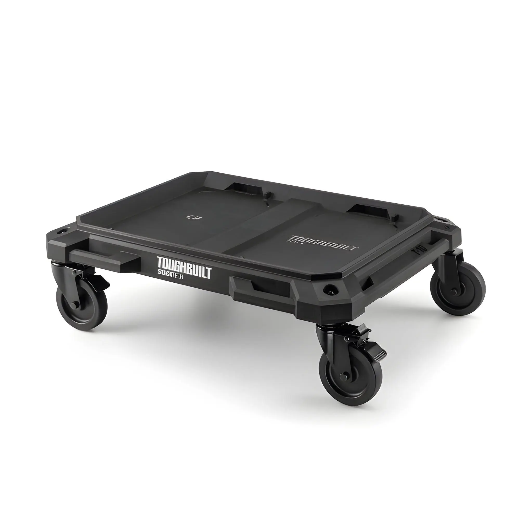 ToughBuilt 4-Wheel Cart, Rolling Dolly for StackTech Tool Boxes & Organizers ToughBuilt 4-Wheel Cart, Rolling Dolly for StackTech Tool Boxes & Organizers