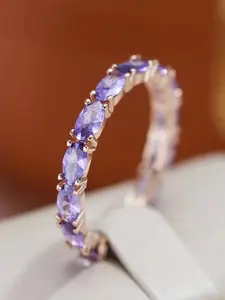 Exquisite Infinity Rings for Women & Girls Engagement Ring with Synthetic Zirconia Fashion Jewelry Stackable Design, Stacking Rings, Anniversary Valentine's Day Gift